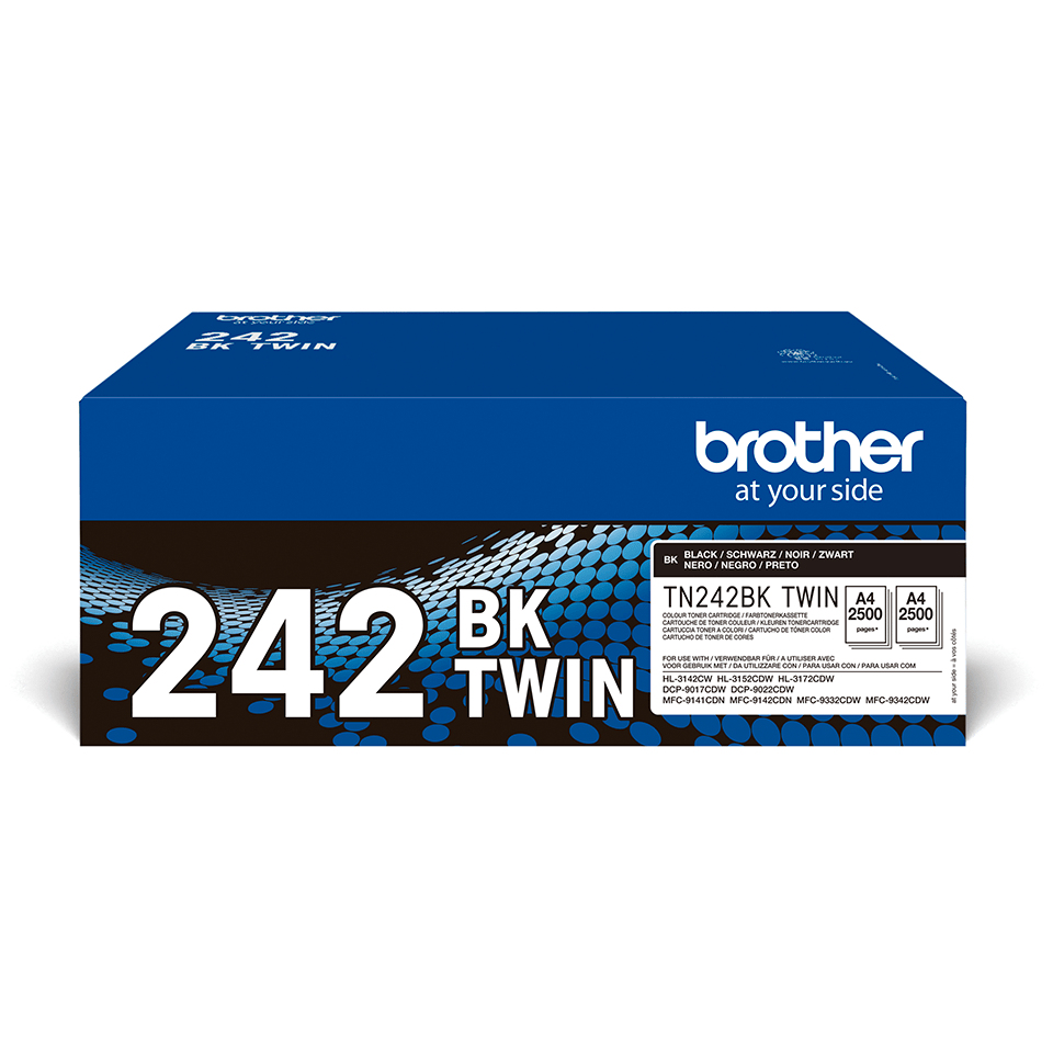 Brother TN-242BKTWIN Toner Cartridges - Black