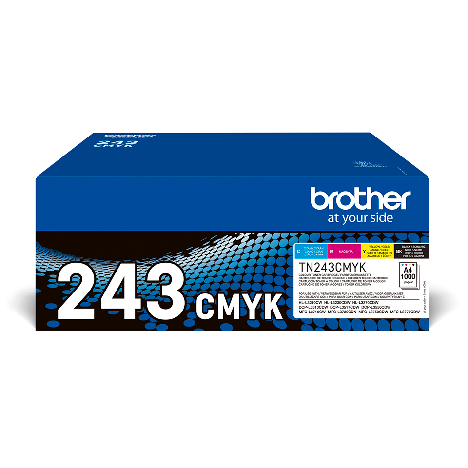 Brother TN-243CMYK Toner Cartridges - Multi