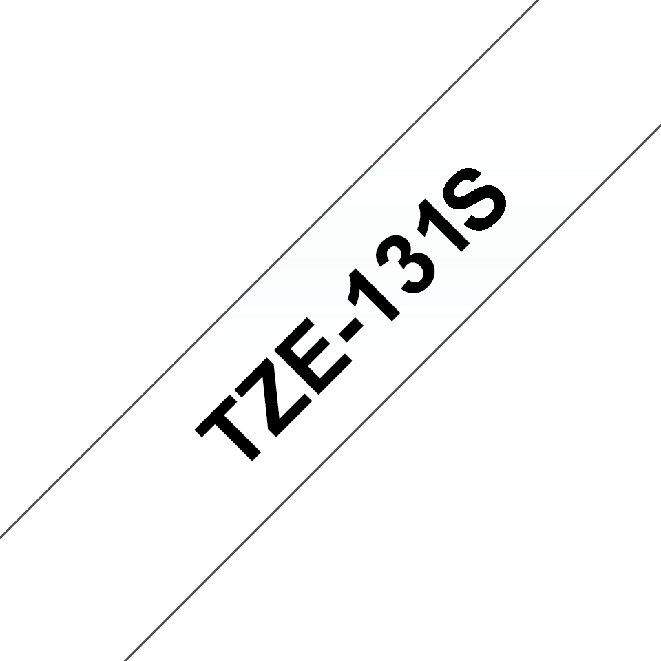 Brother TZE-131S Label-Making Tapes - Grey