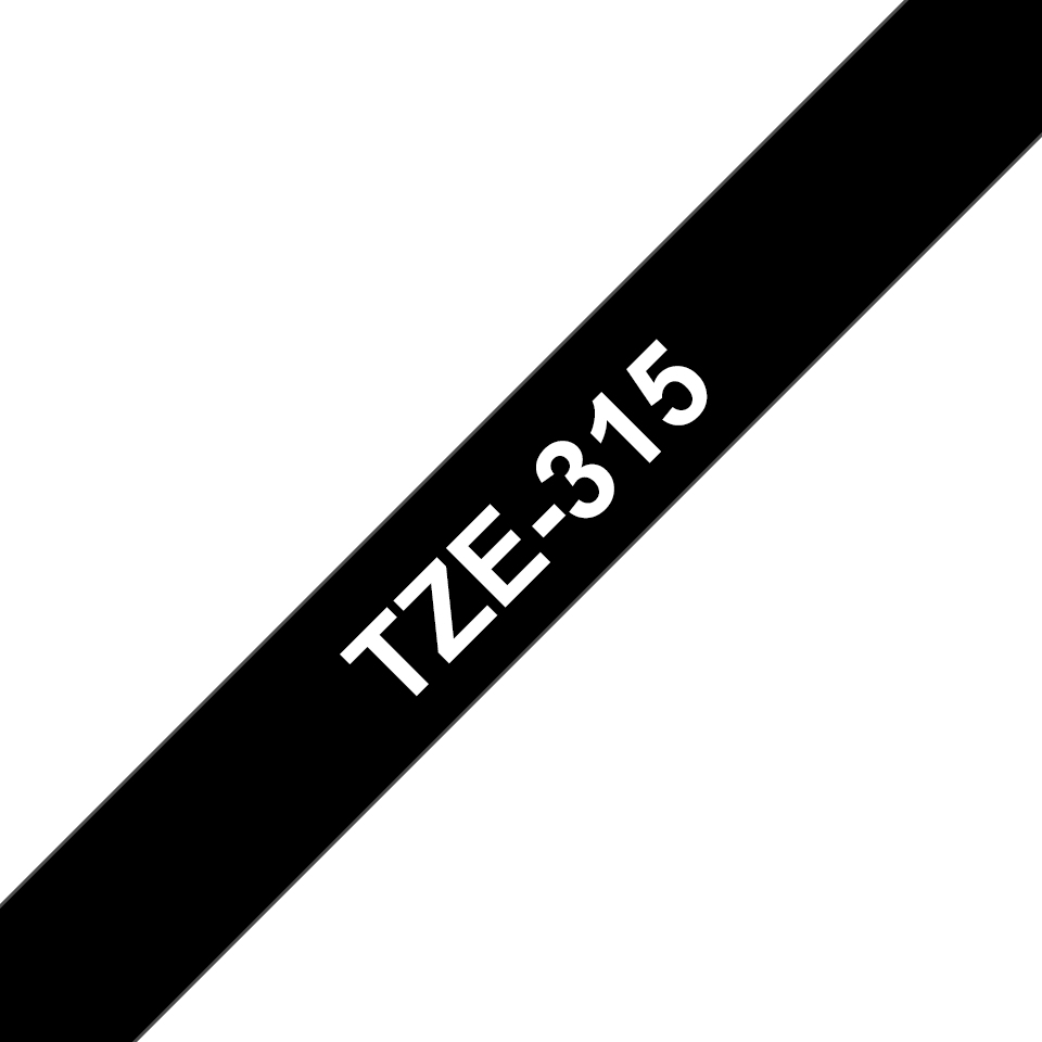 Brother TZE-315 Label-Making Tapes - Grey