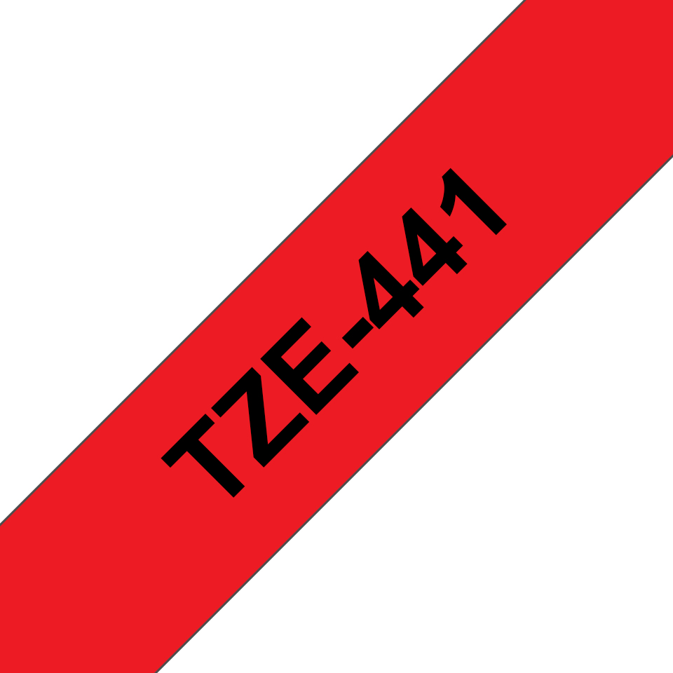 Brother TZE-441 Label-Making Tapes - Grey