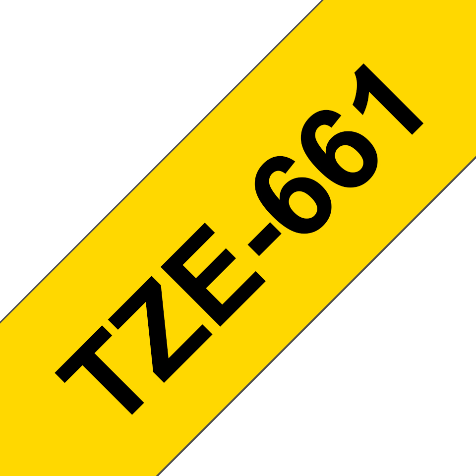 Brother TZE-661 Label-Making Tapes - Yellow
