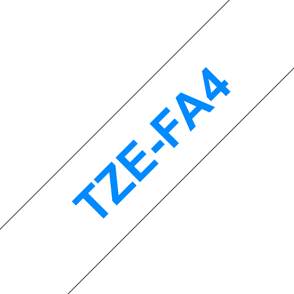 Brother TZE-FA4 Label-Making Tapes - Black