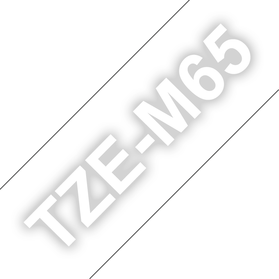 Brother TZE-M65 Label-Making Tapes - Transparent