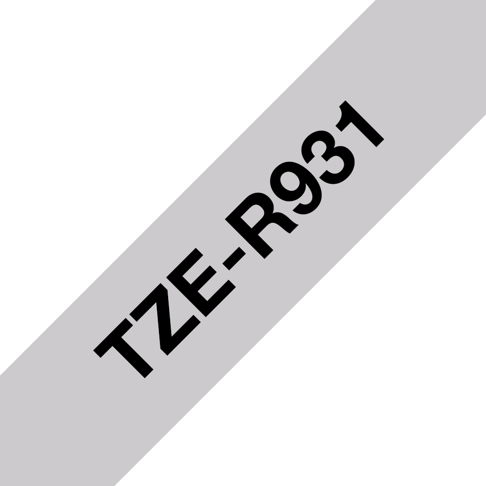 Brother TZE-R931 Label-Making Tapes - Silver