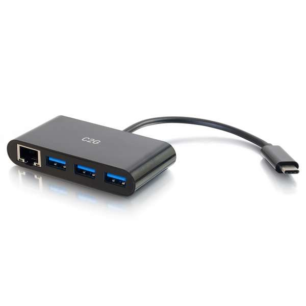 C2G 3-Port Laptop Docks & Port Replicators - Black