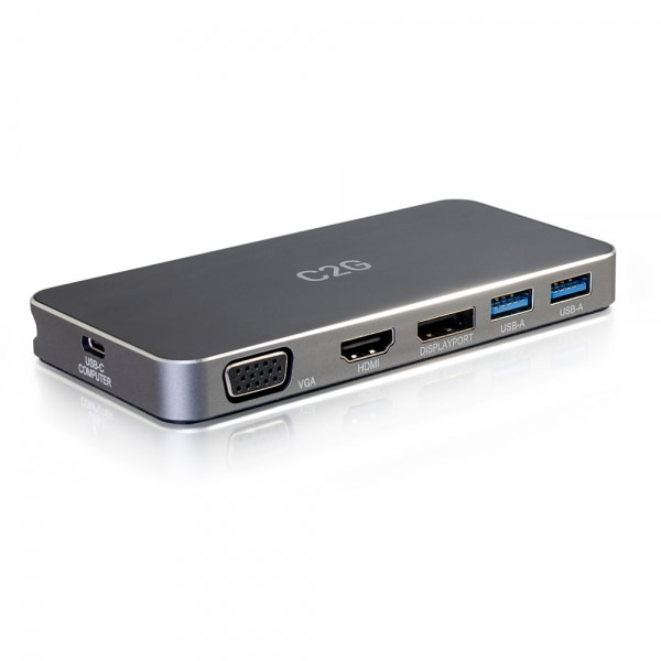 C2G 30Hz Laptop Docks & Port Replicators - Black
