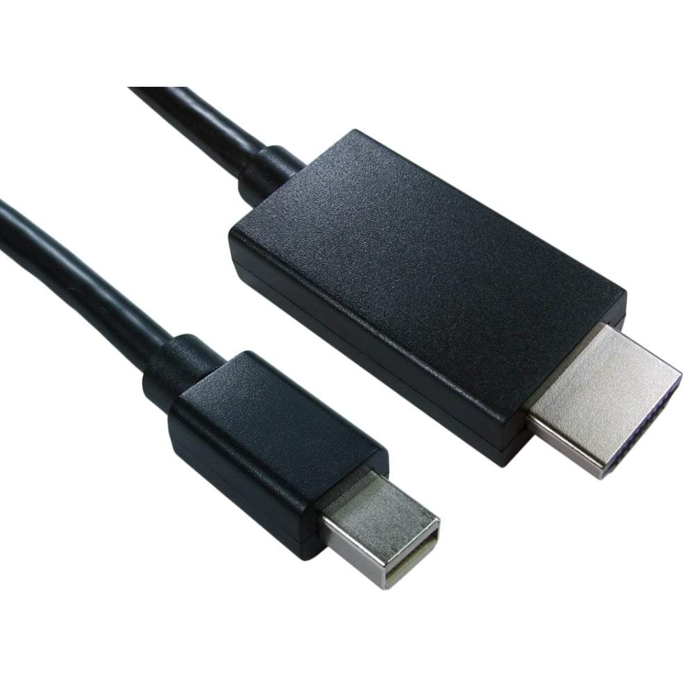 3M  MINI DIS PORT (M) - HDMI (M) BLK