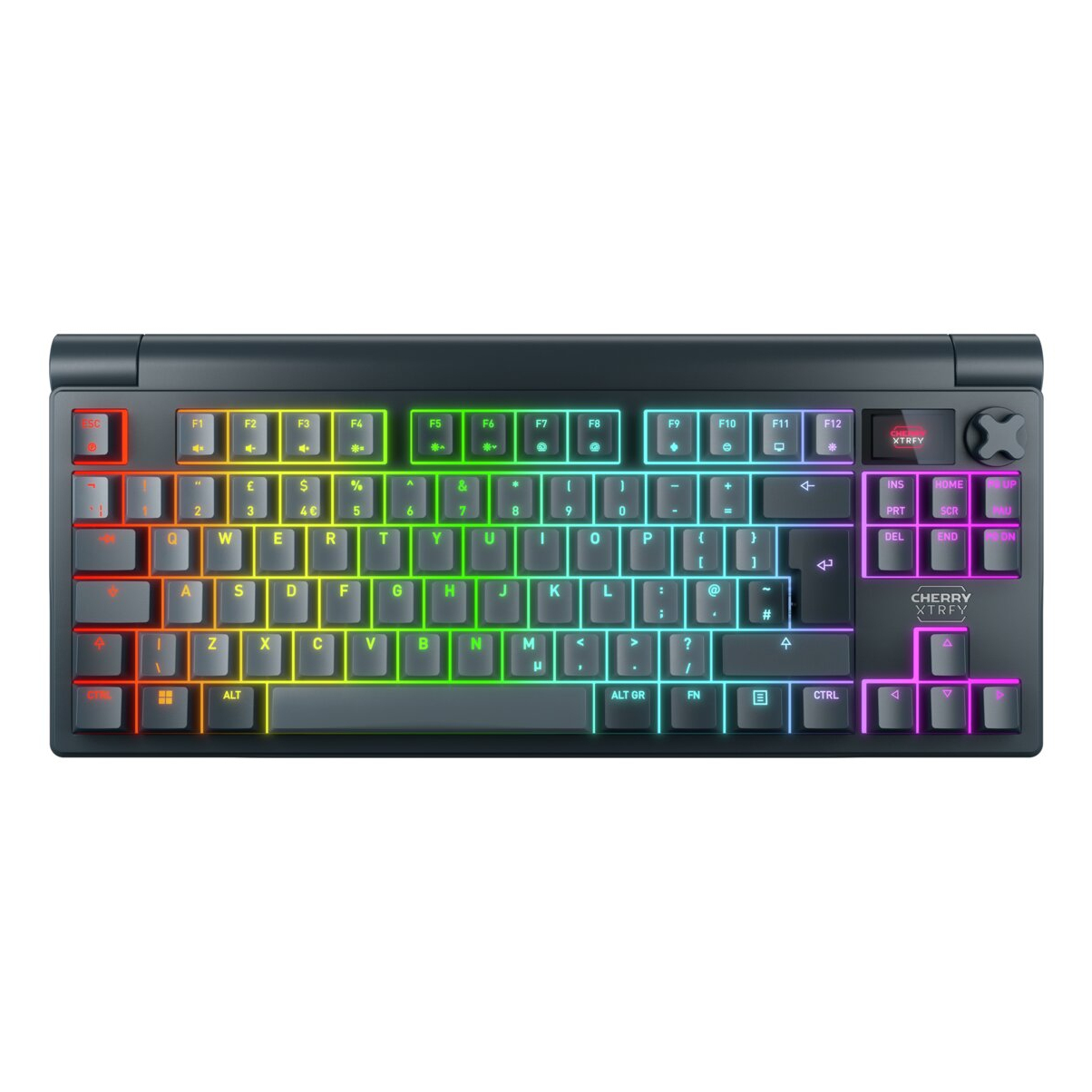 CHERRY XTRFY MX 8.3 TKL Wireless keyboard Gaming USB + RF Wireless + Bluetooth QWERTY UK English Grey