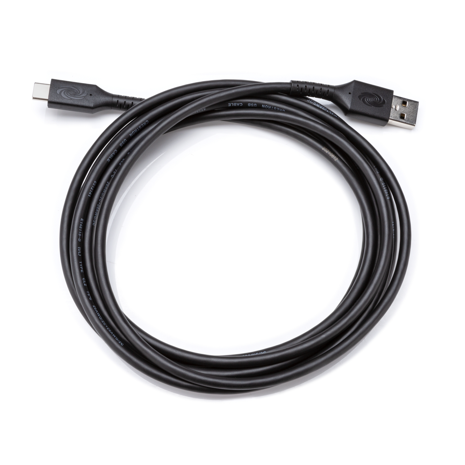 CRESTRON USB-A Male to USB-C Male USB 2.0 2.7m