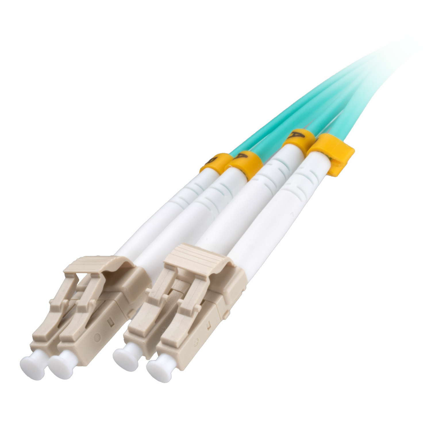 Cablenet 3LCLC2 Fibre Optic Cables - Aqua colour
