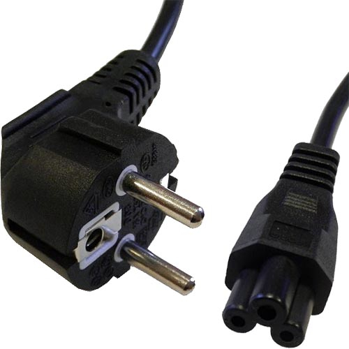 Cablenet 75mm Power Cables - Black