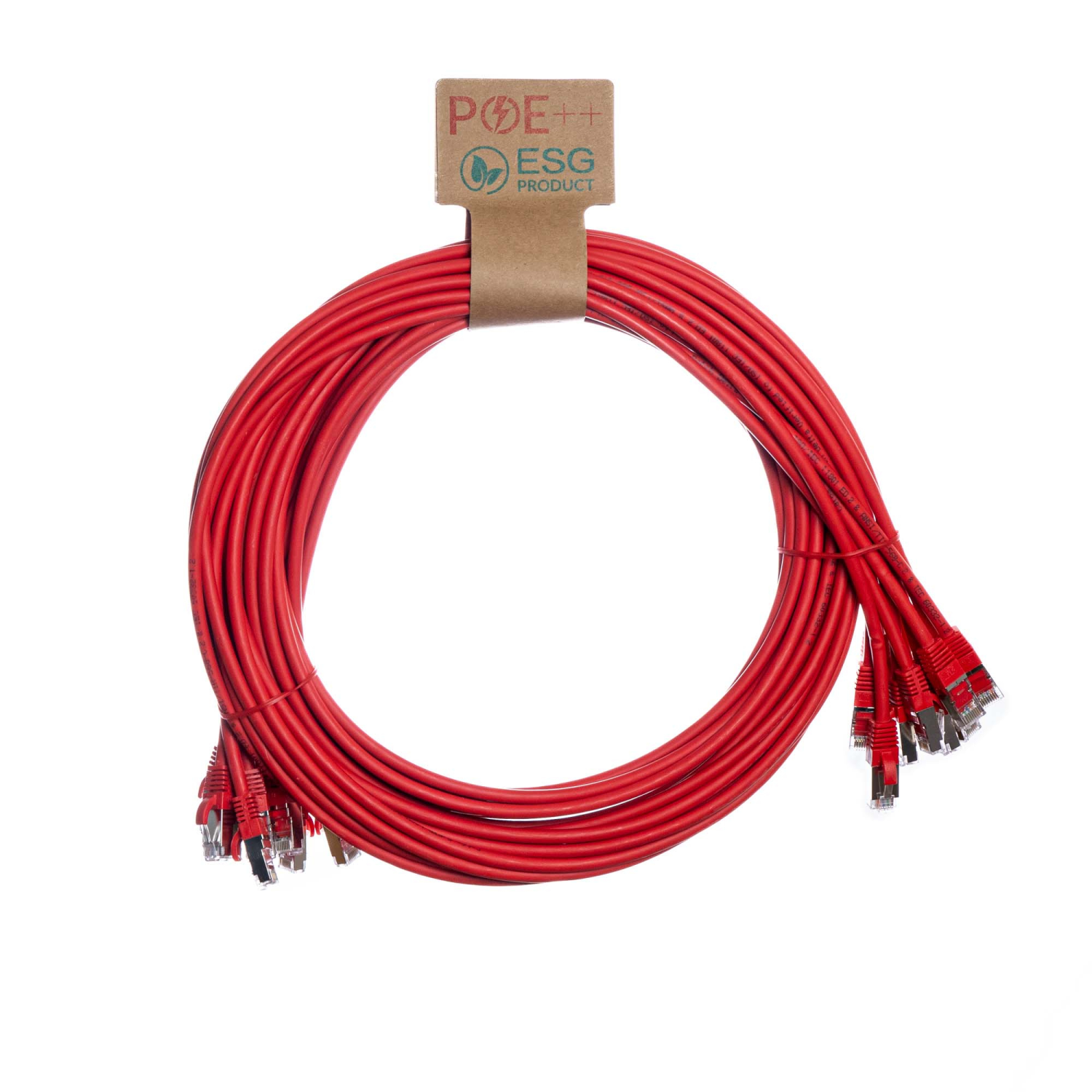 Cablenet Cat6a Networking Cables - Red