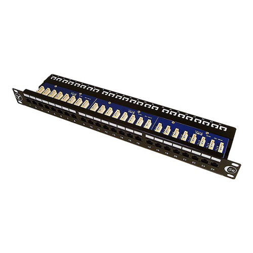 Cablenet Cat5e Patch Panels - Black