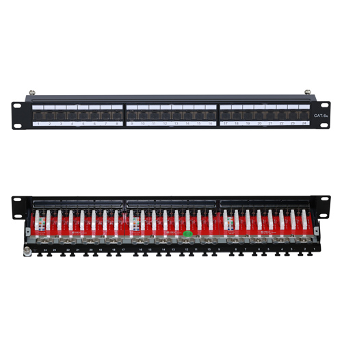 Cablenet Cat6a Patch Panels - Black