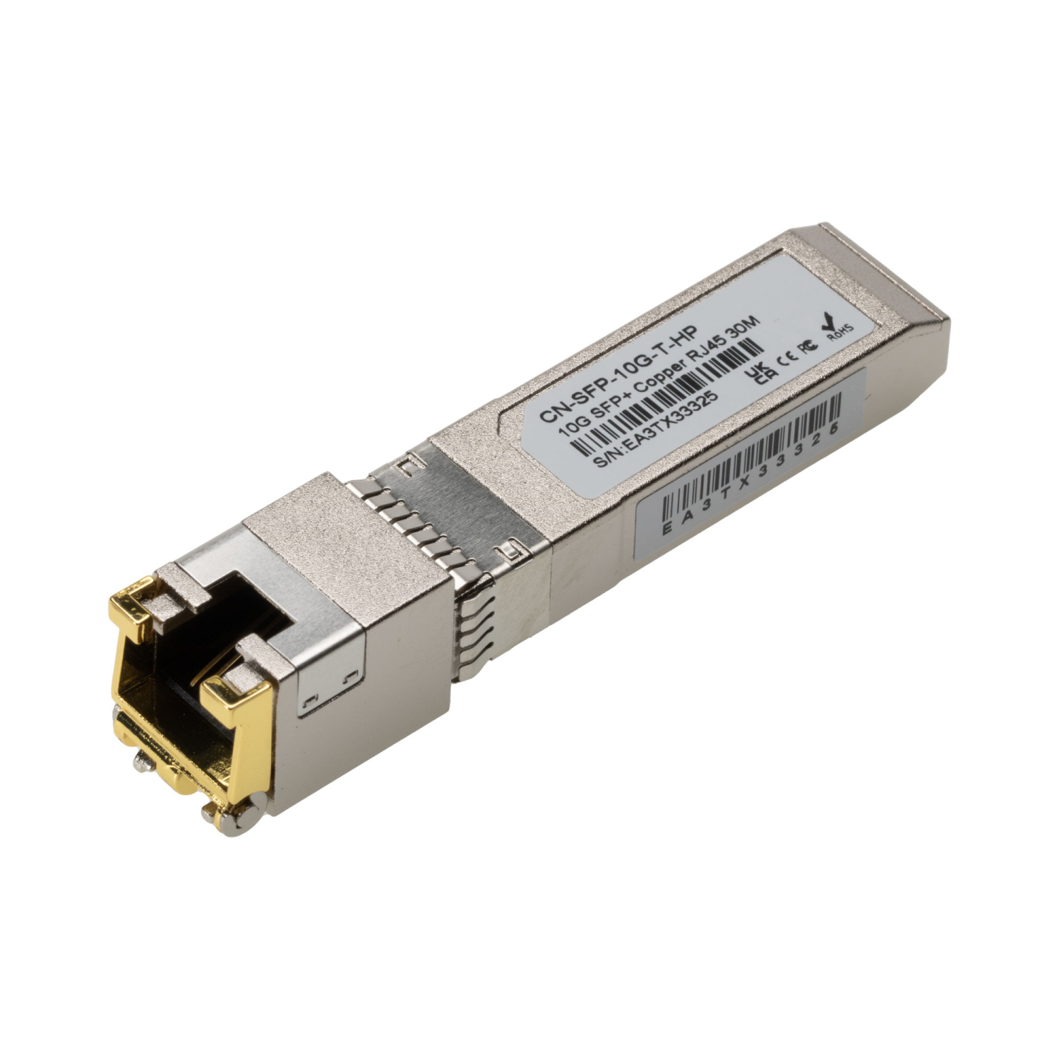 Cablenet CN-SFP-10G-T-HP Network Transceiver Modules - Metallic