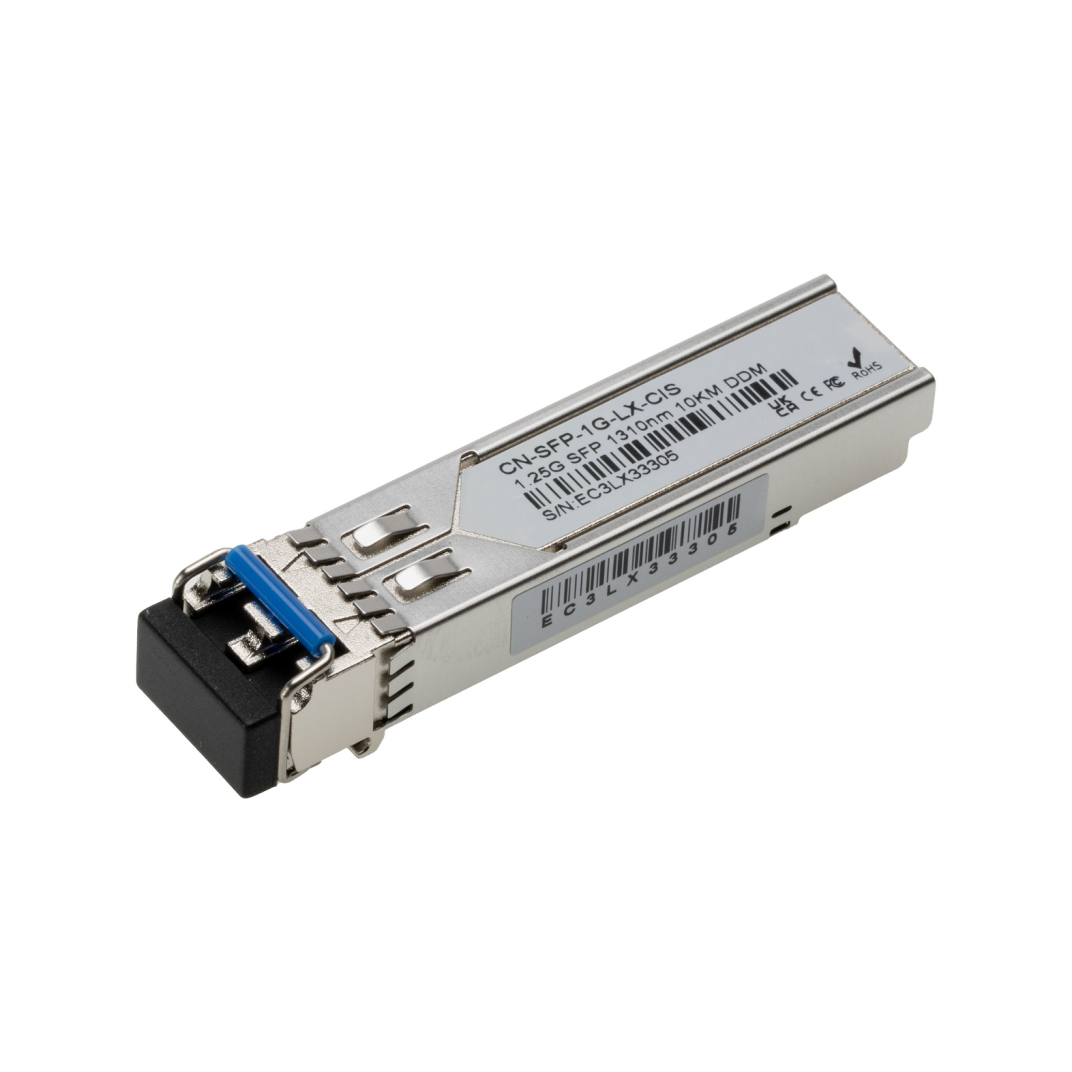 Cablenet CN-SFP-1G-LX-CIS Network Transceiver Modules - Metallic