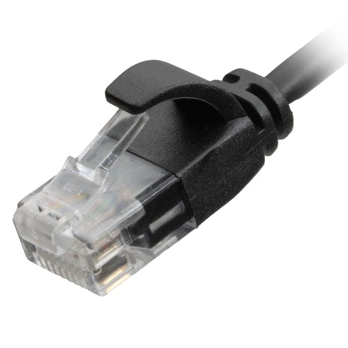 Cablenet CNL 5M C6 Bk UTP Ls 30AWG Slim SB