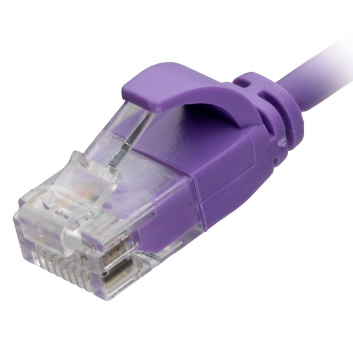 Cablenet CNL 0.5M C6 Vi UTP Ls 30AWG Slim SB