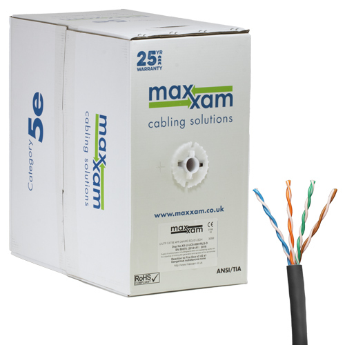 Cablenet Cat5e Networking Cables - Black