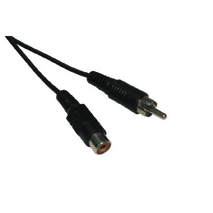 Cables Direct 10m RCA/RCA audio cable Black