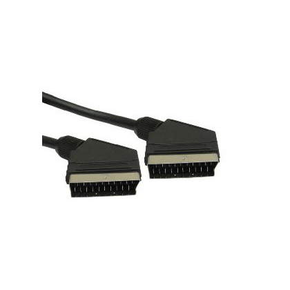 Cables Direct 21-pin SCART Cables - Black