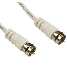 Cables Direct 2FW-01 Coaxial Cables - White