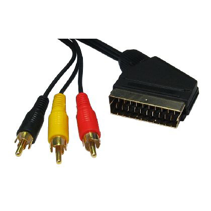Cables Direct 21-pin Video Cable Adapters - Black