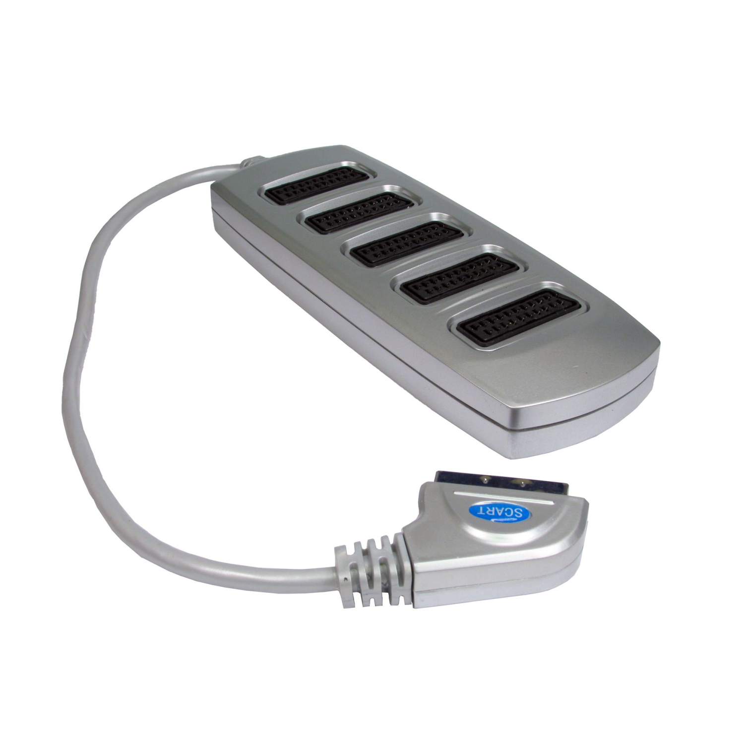 Cables Direct 21-pin SCART Cables - Silver