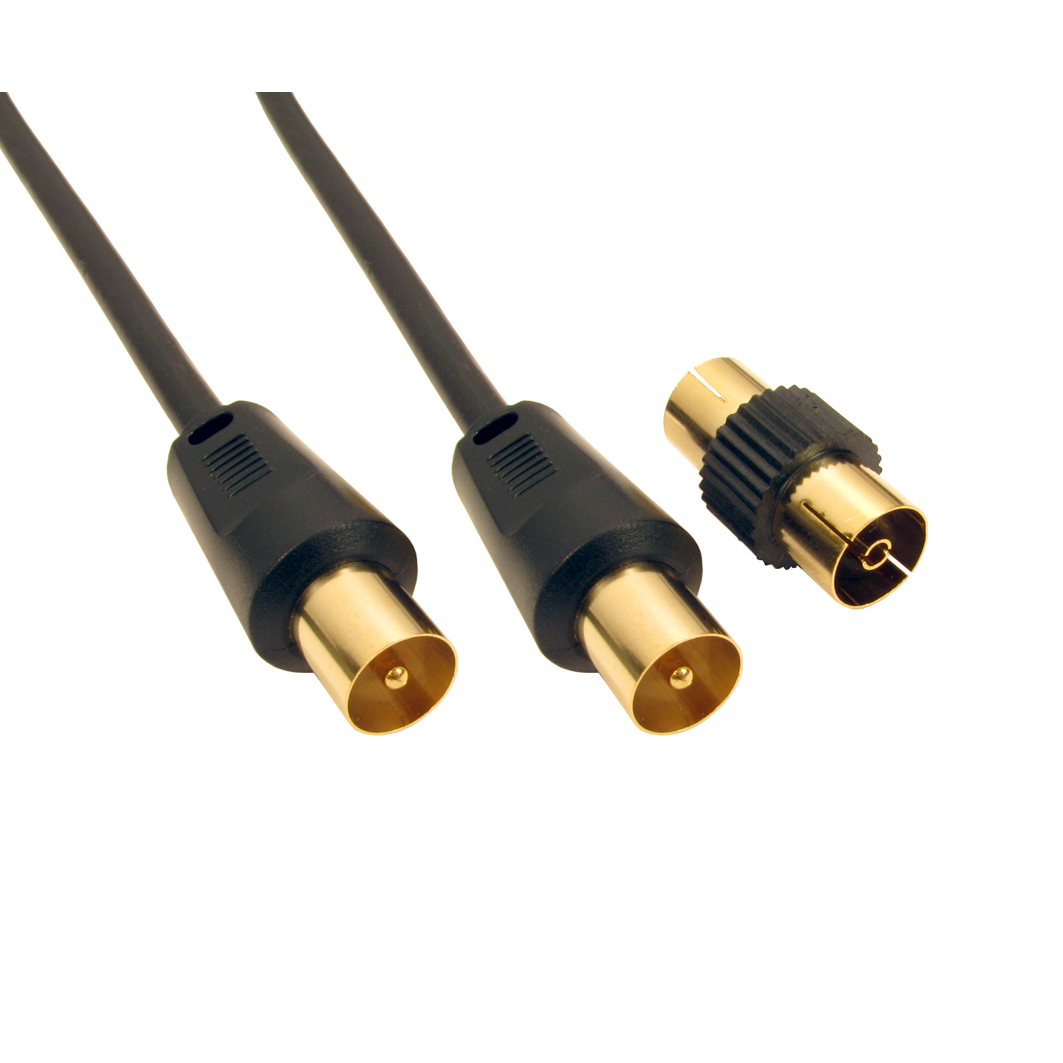 Cables Direct 2TV-50BK Coaxial Cables - Black