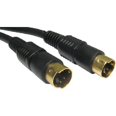 Cables Direct 2VV-01 S-Video Cables - Black