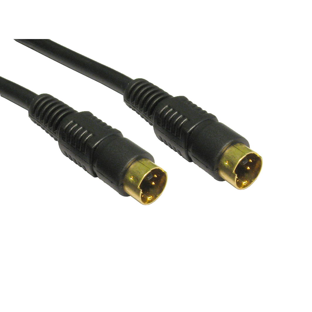 Cables Direct 2VV-02 S-Video Cables - Black