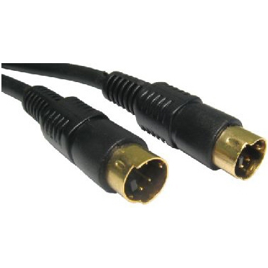 Cables Direct 2VV-15 S-Video Cables - Black