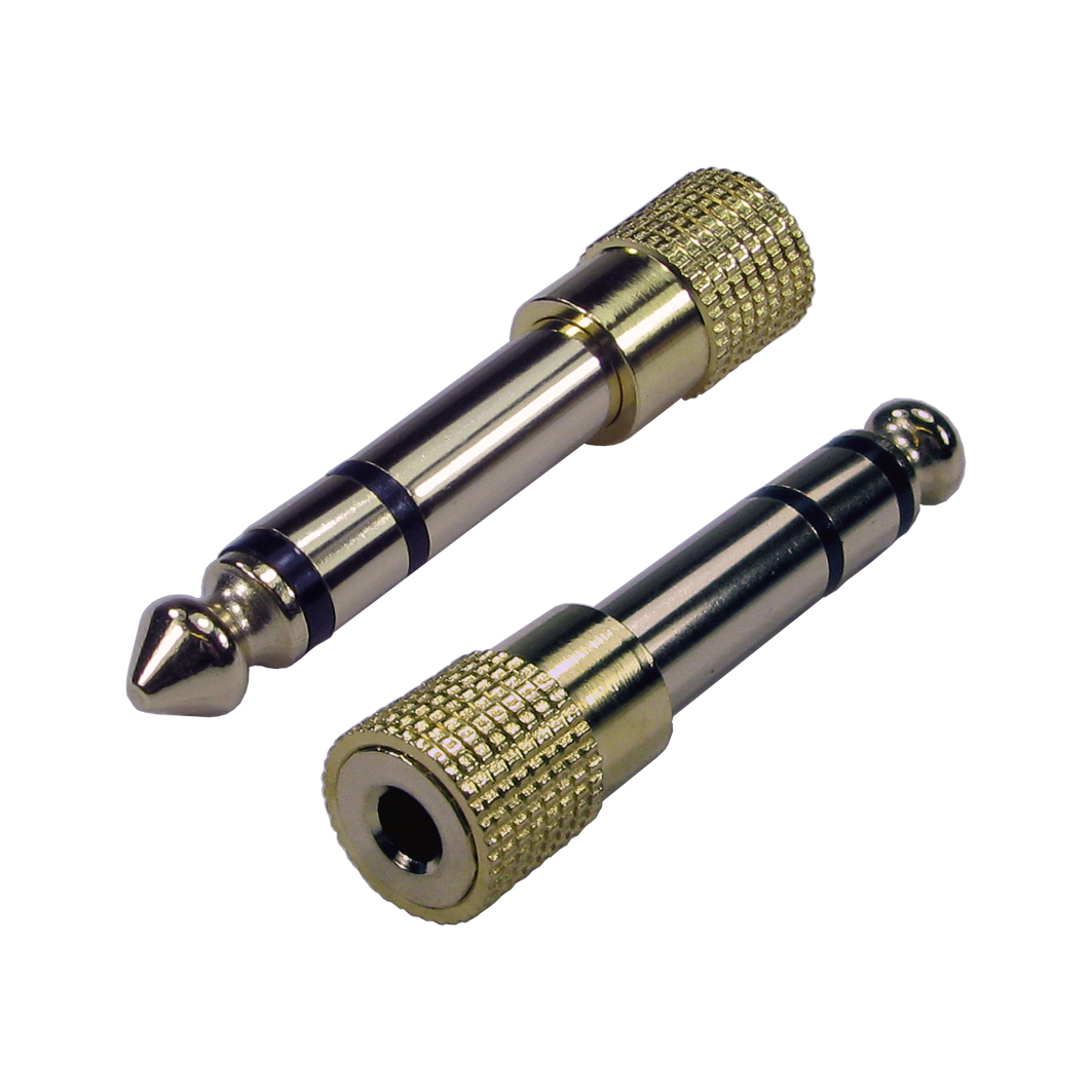 Cables Direct 35mm Cable Gender Changers - Gold
