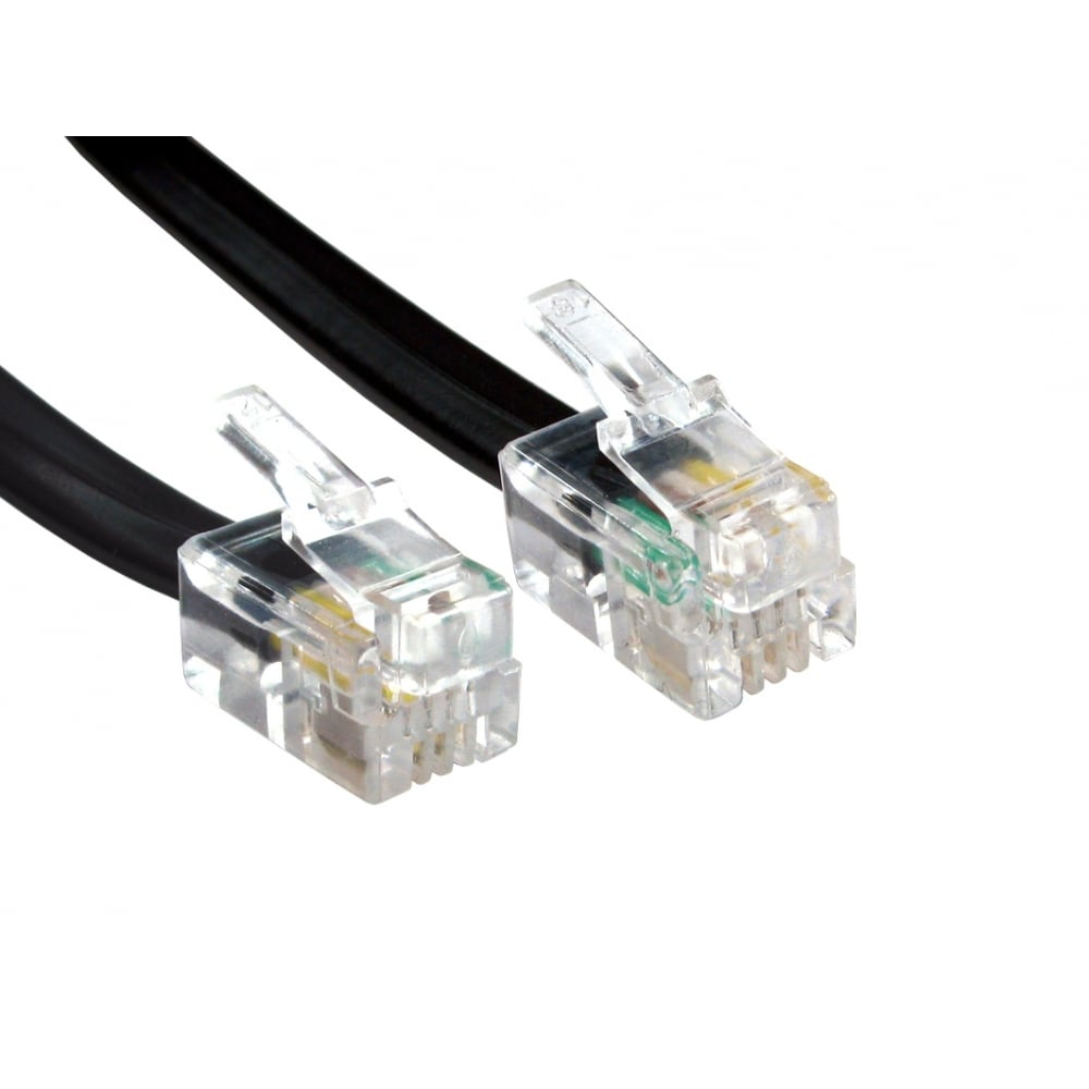 Cables Direct 88BCD-102K Telephone Cables - Black