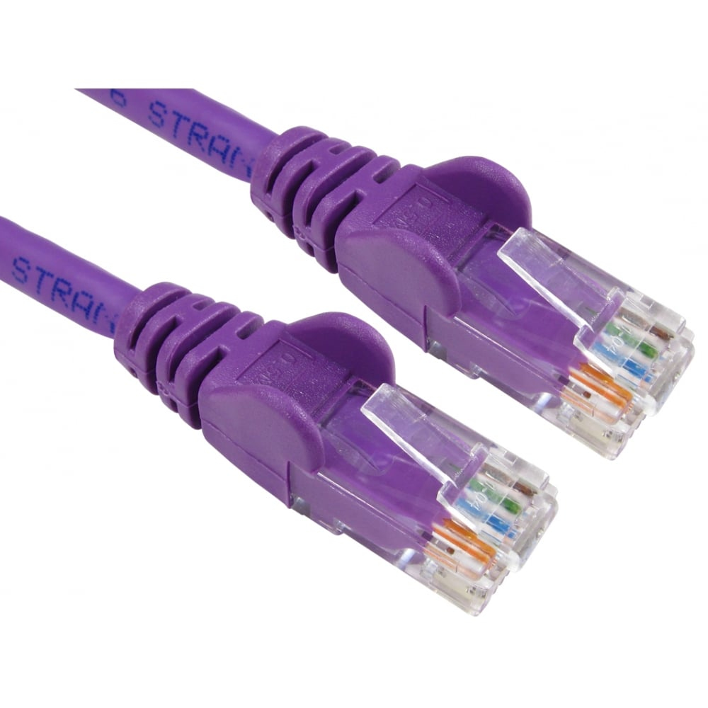 Cables Direct 5m Economy Gigabit Networking Cable - Violet