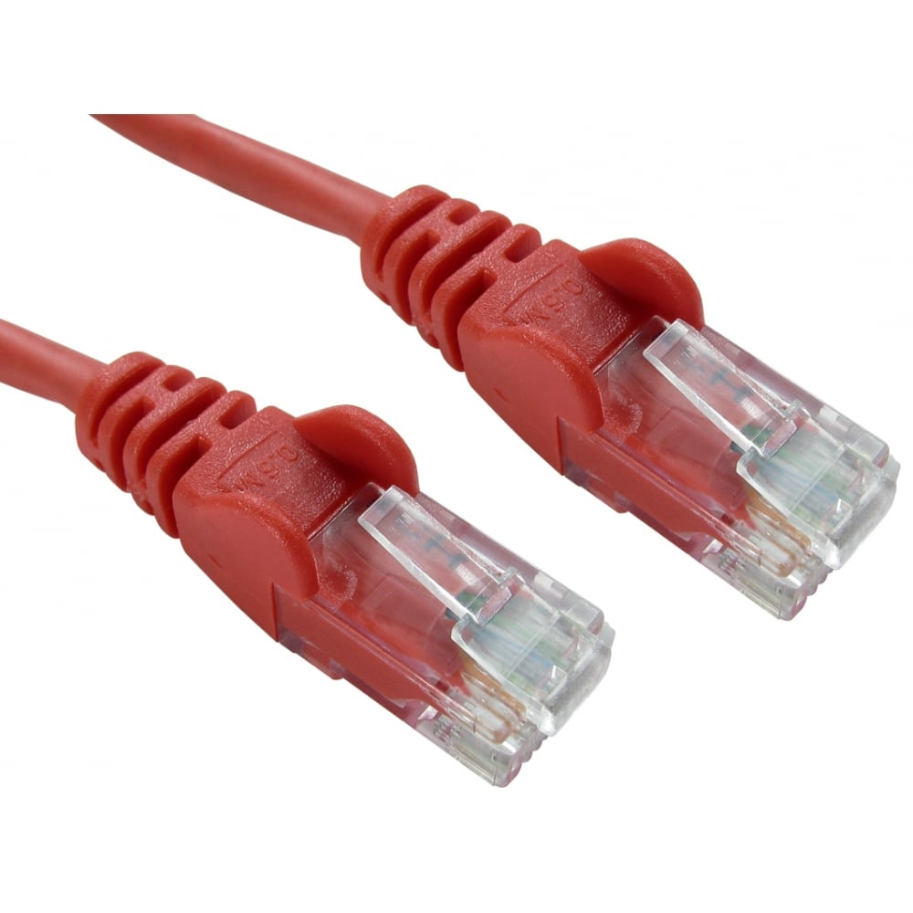 Cables Direct 1.5m Economy 10/100 Networking Cable - Red