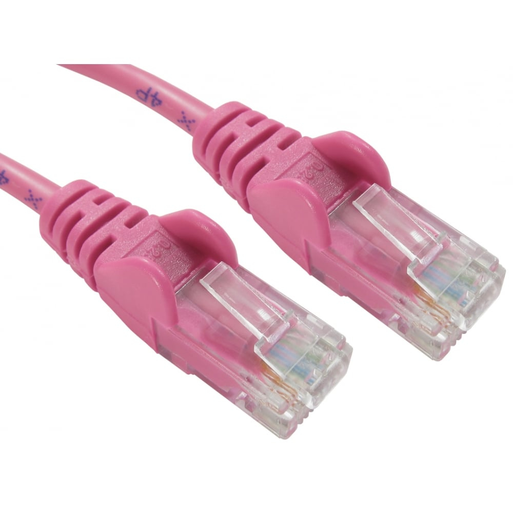 Cables Direct 5m Economy 10/100 Networking Cable - Pink