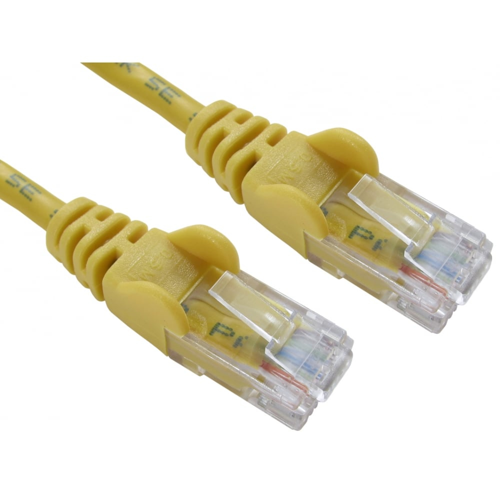 Cables Direct 15m Economy 10/100 Networking Cable - Yellow