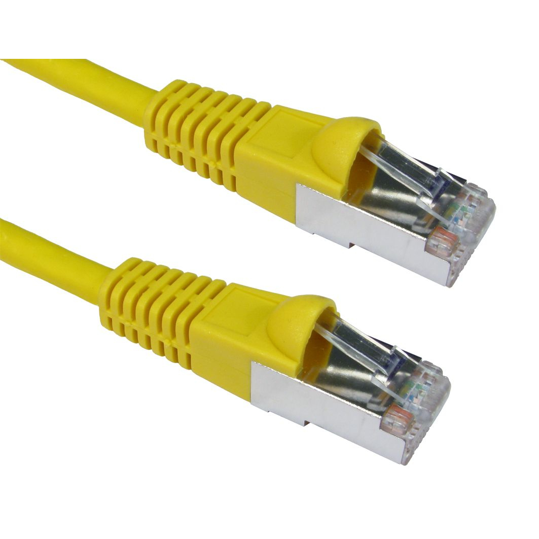 Cables Direct Cat6A Networking Cables - Yellow