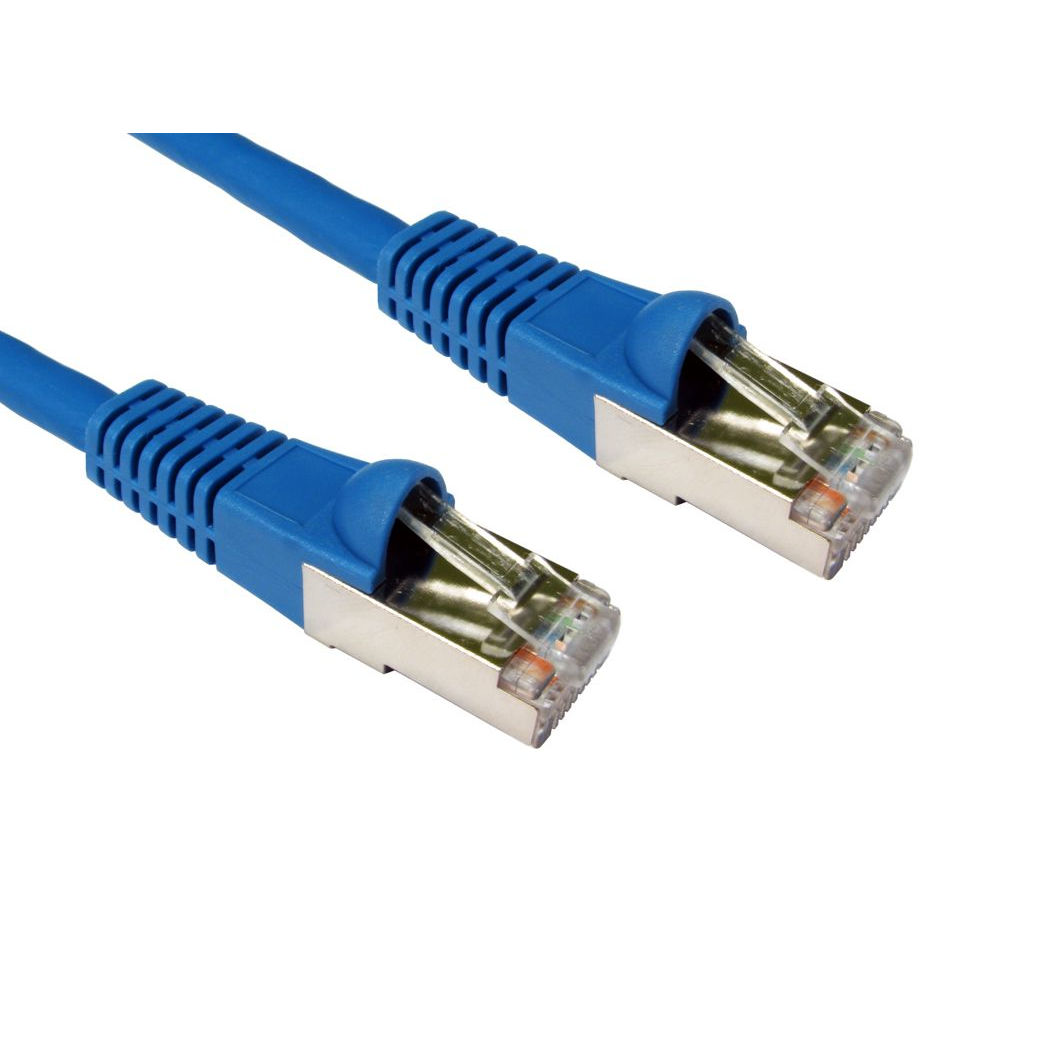 Cables Direct Cat6a Networking Cables - Blue