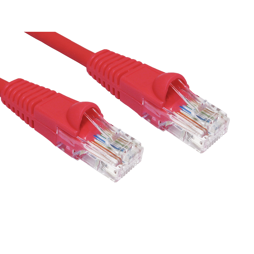 Cables Direct B5LZ-202R Networking Cables - Red