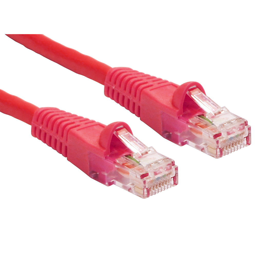 Cables Direct B6LZ-610R Networking Cables - Red