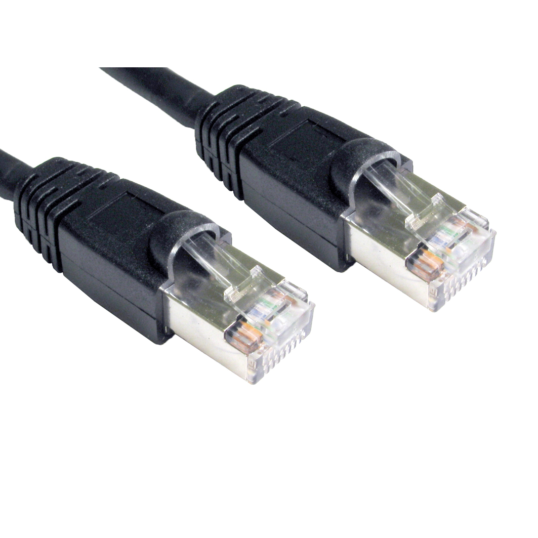 Cables Direct B6ST-710K Networking Cables - Black