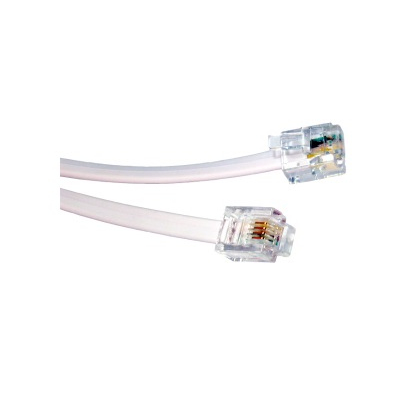 Cables Direct BT-107 Telephone Cables - White