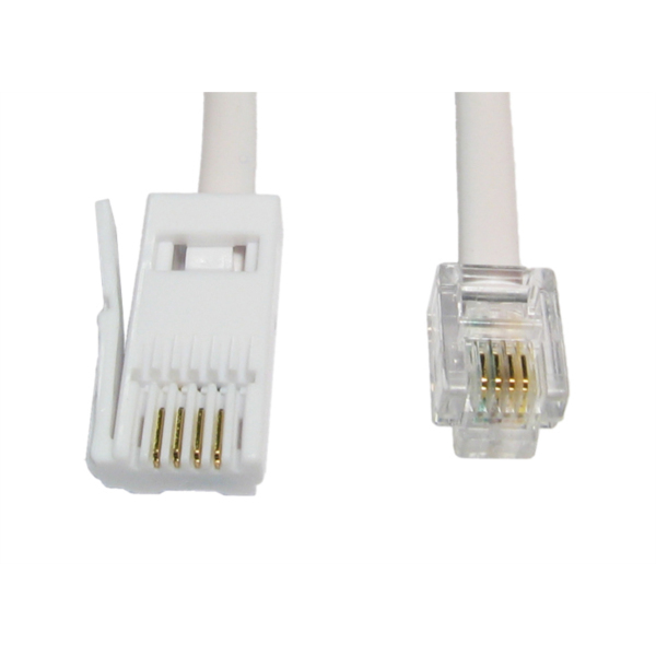 Cables Direct RJ11 Telephone Cables - White