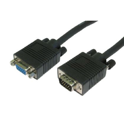 Cables Direct 5m SVGA M/M VGA cable VGA (D-Sub) Black