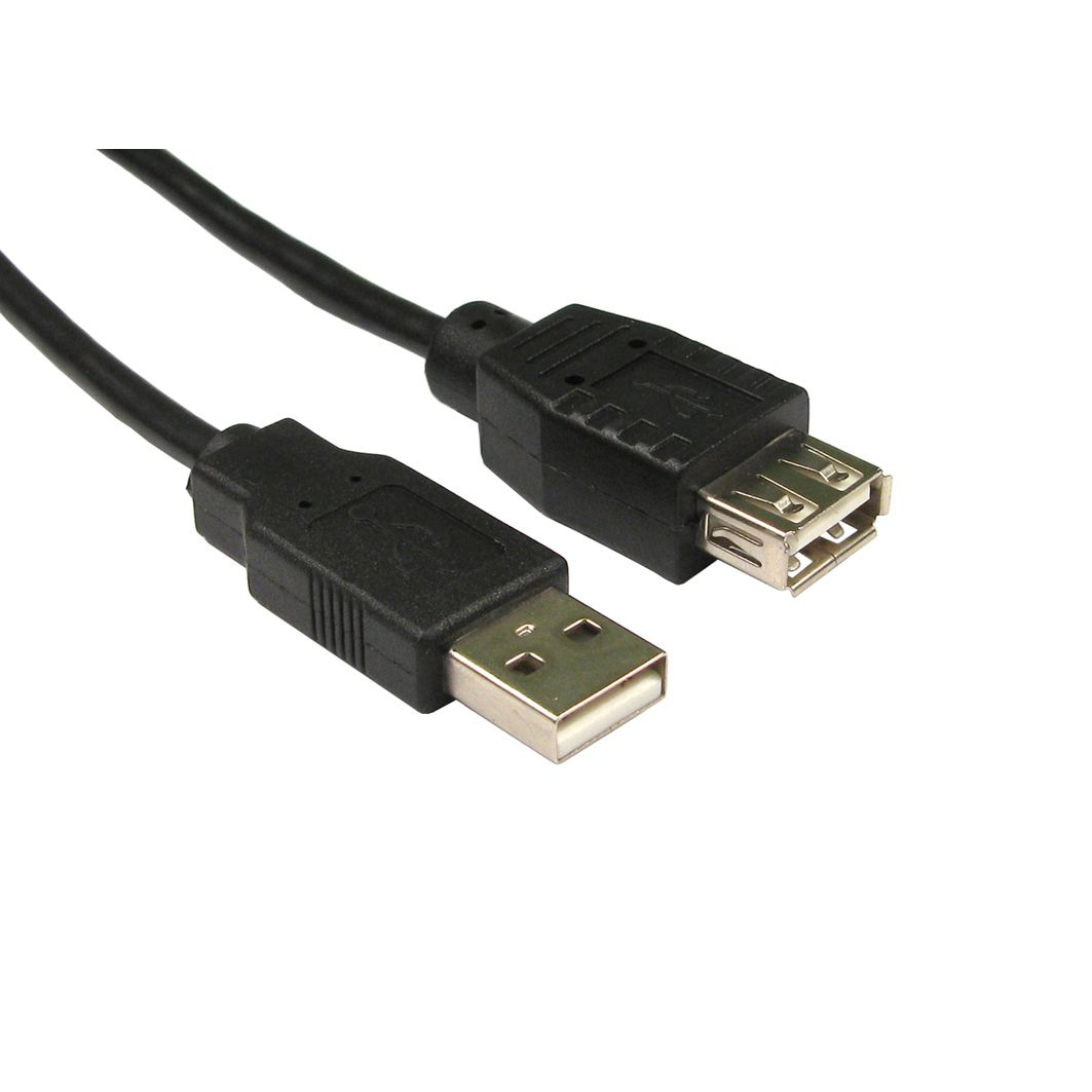 Cables Direct 0.25m USB 2.0 USB cable USB A Black