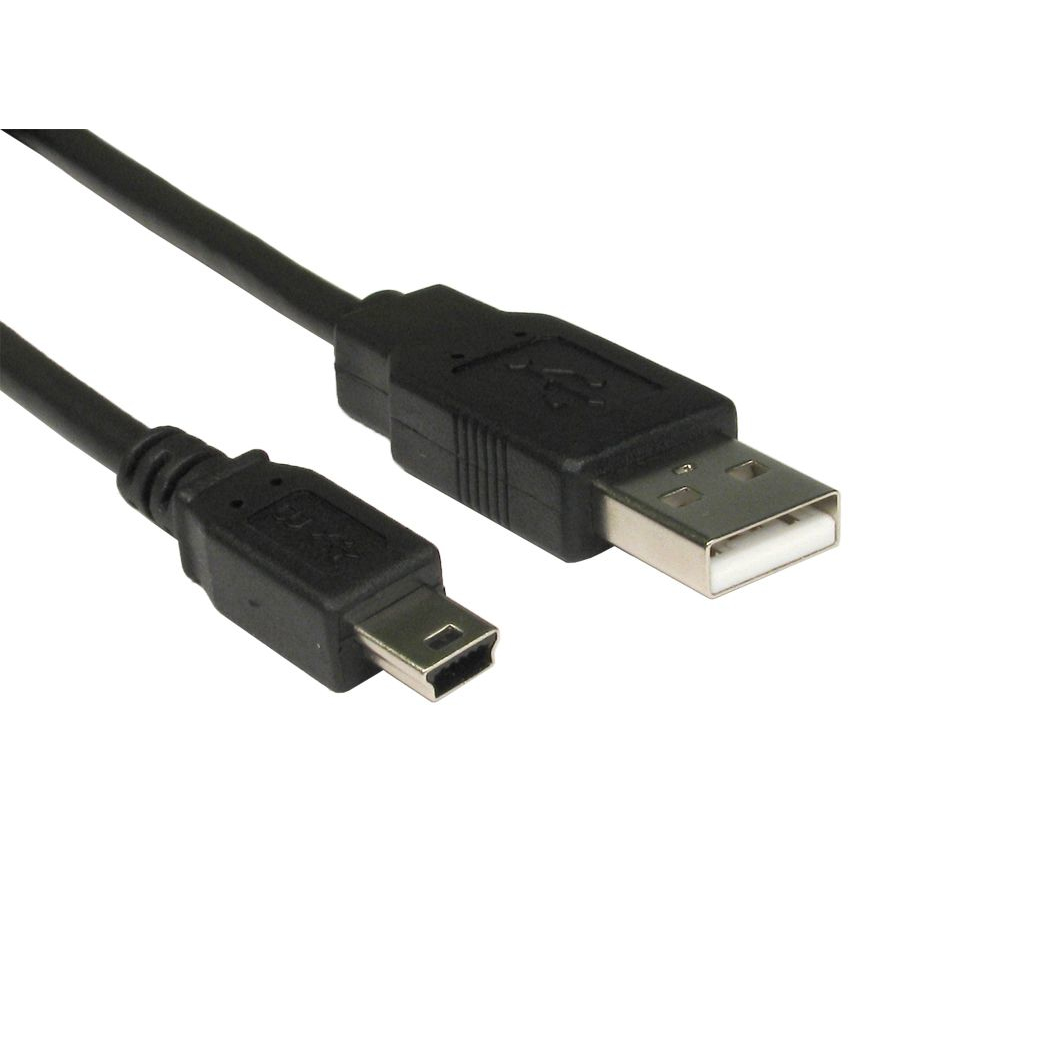 Cables Direct 3m USB 2.0 USB cable USB A Mini-USB B Black