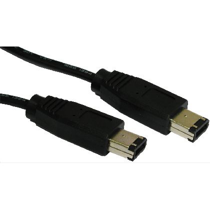 Cables Direct CDL-130EE2M FireWire Cables - Black